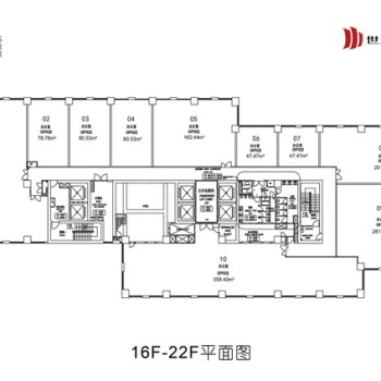 华设大厦 Cross Tower--单元 296.30平方米「带装修，看江景」